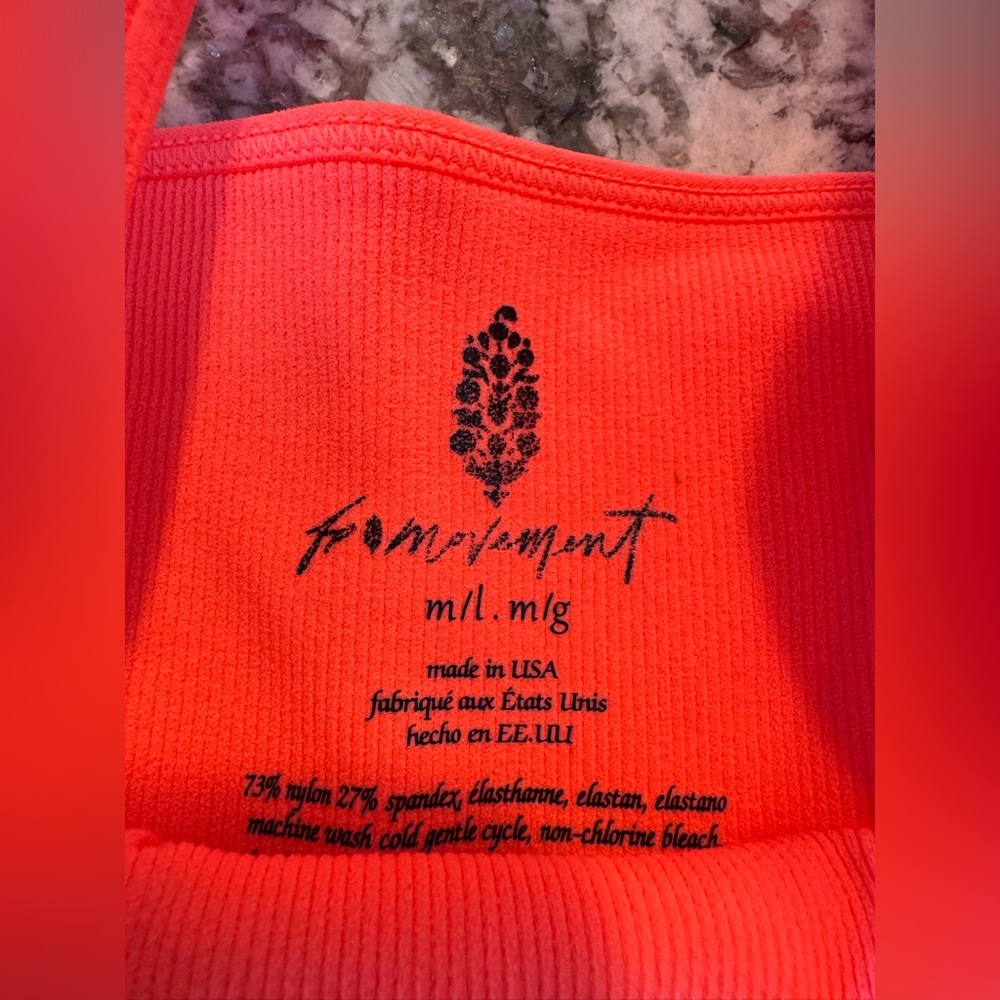 FP Movement by Free People Coral Sports Bra - Picture 7 of 7